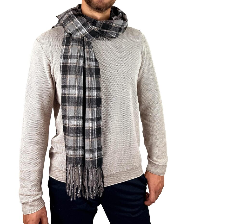 6582 Scarf Reversible Elegant Cashmere Feel 's Scarves for Spring Fall